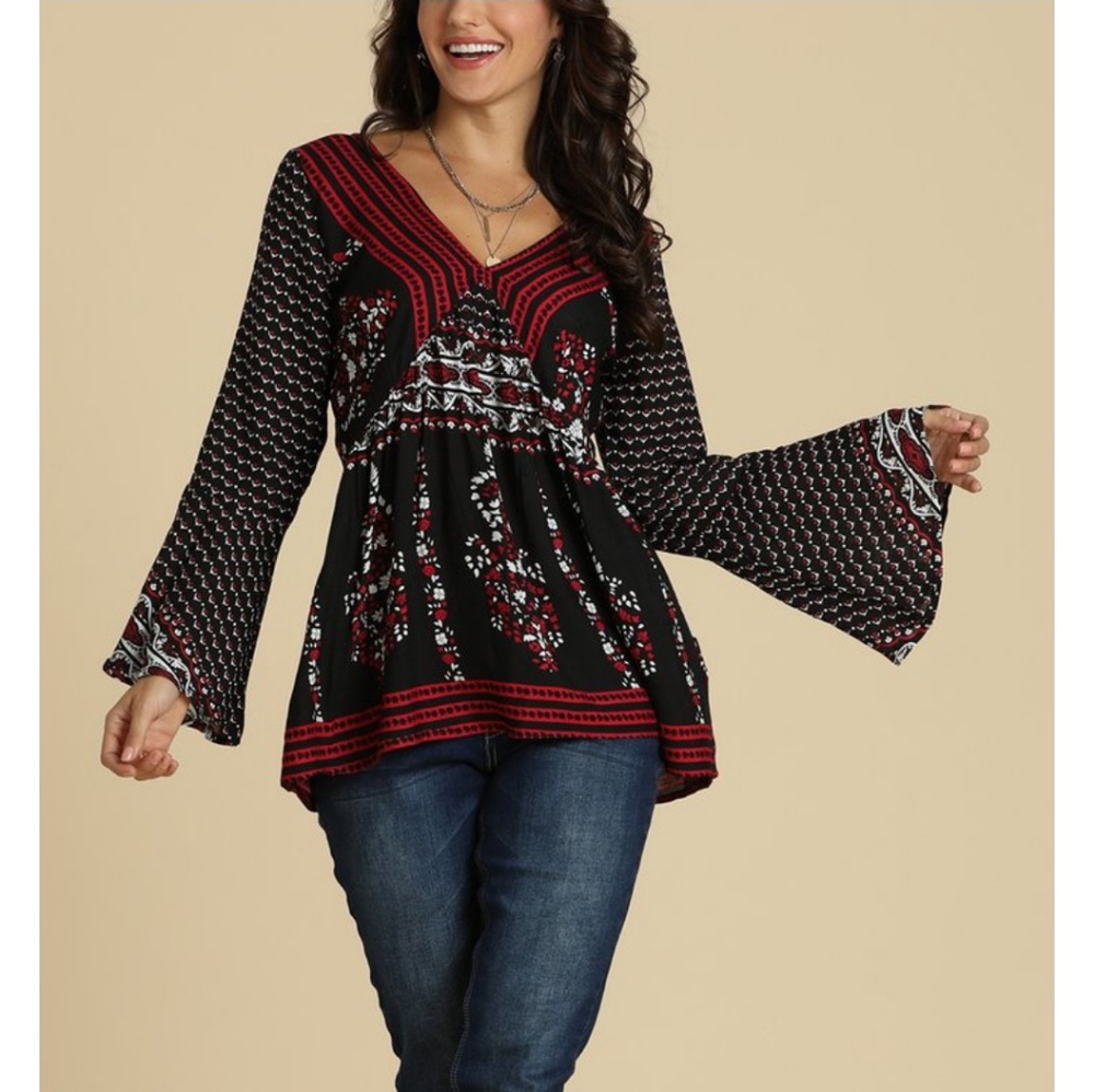 NWT bell sleeve tunic